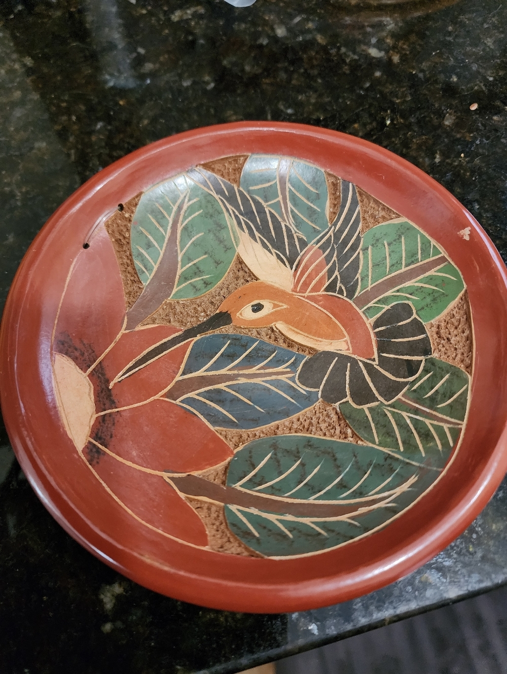 Hummingbird Plate Wall Hanging